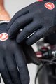 CASTELLI Cycling long-finger gloves - ARENBERG GEL LF - black