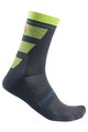 CASTELLI Cyclingclassic socks - TROFEO 15 - grey/blue/light green