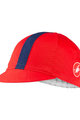 CASTELLI Cycling hat - ESPRESSO - red