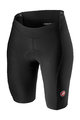 CASTELLI Cycling shorts without bib - VELOCISSIMA 2 LADY - turquoise/black