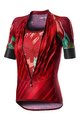 CASTELLI Cycling short sleeve jersey - CLIMBER'S LADY - red