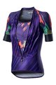 CASTELLI Cycling short sleeve jersey - CLIMBER'S LADY - purple