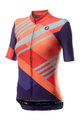 CASTELLI Cycling short sleeve jersey - TALENTO LADY - multicolour/pink