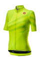 CASTELLI Cycling short sleeve jersey - SUBLIME LADY - green/yellow