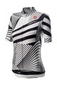 CASTELLI Cycling short sleeve jersey - SUBLIME LADY - black/white