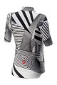 CASTELLI Cycling short sleeve jersey - SUBLIME LADY - black/white