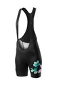 CASTELLI Cycling bib shorts - FIORITA LADY - black