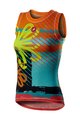 CASTELLI Cycling sleeve less t-shirt - PRO MESH W LADY - multicolour/yellow