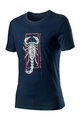 CASTELLI Cycling short sleeve t-shirt - LOGO - blue