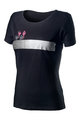 CASTELLI Cycling short sleeve t-shirt - LOGO W LADY - black