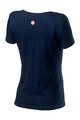 CASTELLI Cycling short sleeve t-shirt - SARTA LADY - blue