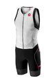 CASTELLI Cycling skinsuit - FREE SANREMO - black/white
