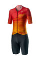 CASTELLI Cycling skinsuit - PR SPEED - red/black
