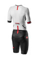 CASTELLI Cycling skinsuit - FREE SANREMO 2 - white/black