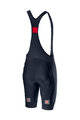 CASTELLI Cycling bib shorts - ENTRATA - blue