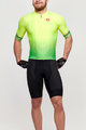 CASTELLI Cycling short sleeve jersey and shorts - AERO RACE - black/green