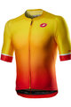 CASTELLI Cycling short sleeve jersey and shorts - AERO RACE II - black/yellow/red