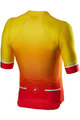 CASTELLI Cycling short sleeve jersey - AERO RACE 6.0 - red/yellow