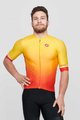 CASTELLI Cycling short sleeve jersey - AERO RACE 6.0 - red/yellow