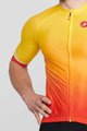 CASTELLI Cycling short sleeve jersey - AERO RACE 6.0 - red/yellow