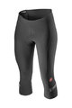 CASTELLI Cycling 3/4 lenght shorts without bib - VELOCISSIMA 2 LADY - grey