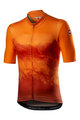 CASTELLI Cycling short sleeve jersey - POLVERE - orange