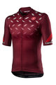 CASTELLI Cycling short sleeve jersey and shorts - AVANTI II - bordeaux/black