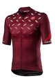 CASTELLI Cycling short sleeve jersey and shorts - AVANTI - bordeaux/black