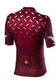 CASTELLI Cycling short sleeve jersey and shorts - AVANTI - bordeaux/black