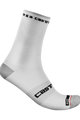 CASTELLI Cyclingclassic socks - ROSSO CORSA PRO 15 - white