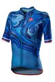 CASTELLI Cycling short sleeve jersey - CLIMBER'S 2.0 LADY - blue