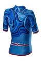 CASTELLI Cycling short sleeve jersey - CLIMBER'S 2.0 LADY - blue