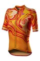 CASTELLI Cycling short sleeve jersey - CLIMBER'S 2.0 LADY - yellow/orange