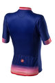 CASTELLI Cycling short sleeve jersey - GRADIENT LADY - pink/purple