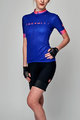 CASTELLI Cycling short sleeve jersey - GRADIENT LADY - pink/purple