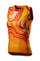 CASTELLI Cycling sleeve less t-shirt - PRO MESH W LADY - yellow/orange