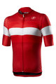 CASTELLI Cycling short sleeve jersey - LA MITICA - white/red