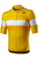 CASTELLI Cycling short sleeve jersey - LA MITICA - yellow/white