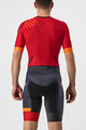 CASTELLI Cycling skinsuit - FREE SANREMO 2 - red/black