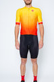 CASTELLI Cycling short sleeve jersey and shorts - AERO RACE - yellow/black