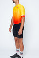 CASTELLI Cycling short sleeve jersey and shorts - AERO RACE II - black/yellow/red