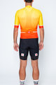 CASTELLI Cycling short sleeve jersey and shorts - AERO RACE II - black/yellow/red