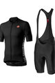 CASTELLI Cycling short sleeve jersey and shorts - ENTRATA II - black