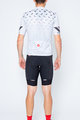 CASTELLI Cycling short sleeve jersey and shorts - AVANTI - black/silver/grey