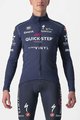 CASTELLI Cycling thermal jacket - QUICK-STEP 2022 - blue