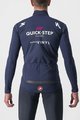 CASTELLI Cycling thermal jacket - QUICK-STEP 2022 - blue