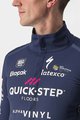 CASTELLI Cycling thermal jacket - QUICK-STEP 2022 - blue