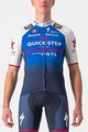 CASTELLI Cycling short sleeve jersey - QUICK-STEP 2022 COMPETIZIONE - blue/white