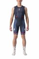 CASTELLI Cycling bib shorts - QUICK-STEP 2022 - blue