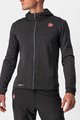 CASTELLI Cycling hoodie - MILANO FZ FLEECE - black